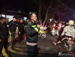 Sentuhan Humanis Polres Kediri Kota, Pastikan Rangkaian Tasyakuran PSHT Berjalan Lancar