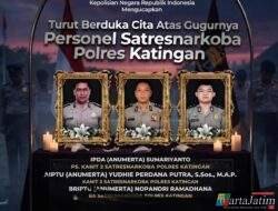 Tiga Personel Polri Gugur Saat Bertugas Ungkap Kasus Narkoba di Katingan, Dianugerahi Kenaikan Pangkat Luar Biasa Anumerta