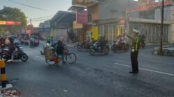 Sapa Pagi Polisi Kediri Hadir di Titik Rawan untuk Kawal Aktivitas masyarakat