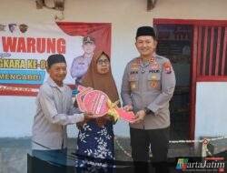 Dukung UMKM, Polres Magetan Renovasi Warung Bu Tiyem di Hari Bhayangkara ke – 80