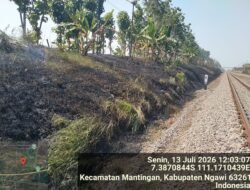KAI Daop 7 Madiun Beri Peringatan Keras: Jangan Bakar Jerami Dekat Rel, Bisa Bikin Kereta Berhenti Darurat!