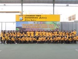 Turnamen Tenis Ganda Putri resmi dibuka oleh  Kapolres Kediri,  semarakkan HUT Polwan ke-78 dan HKGB ke-74