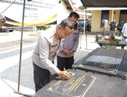 Kapolres Kediri Resmikan Rumah Dinas, Pagar Kawasan, Lapangan Parkir, hingga Taman Hijau, Kini Lebih Representatif