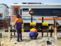 Tingkatkan Keselamatan, KAI Daop 7 Madiun Tutup Perlintasan Sebidang di Kediri