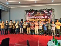 Perkuat Sinergi Lintas Sektor, Forkopimcam Plemahan Gelar Tasyakuran Hari Koperasi dan HUT Bhayangkara