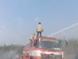 Tiga Kebakaran dalam Sehari: Di Balik Kepulan Asap, Ada Semangat yang Tak Pernah Padam dari “Pahlawan Api” Kabupaten Kediri
