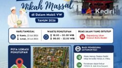 ​KAI Daop 7 Imbau Penumpang Stasiun Kediri Datang Lebih Awal Antisipasi Nikah Massal VW