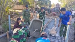 Kodim 0809/Kediri Bangun Jembatan Perintis Garuda Merah Putih, Wujud Nyata Bhakti TNI Perkuat Akses dan Ekonomi Warga