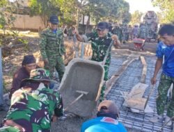Kodim 0809/Kediri Bangun Jembatan Perintis Garuda Merah Putih, Wujud Nyata Bhakti TNI Perkuat Akses dan Ekonomi Warga