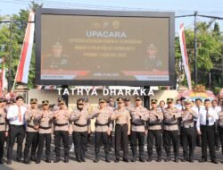 Kapolres Kediri Kota: Kenaikan Pangkat Pengabdian Bukti Loyalitas dan Integritas Anggota