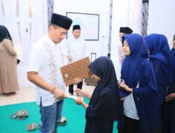 Wujud Syukur dan Kepedulian, Kapolres Kediri Kota Gelar Doa Bersama serta Santunan Anak Yatim