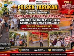 Polsek Tarokan Kawal Humanis Karya Agung Pengentas-Entas Massal, Wujud Komitmen Polri Jaga Kerukunan Umat Beragama