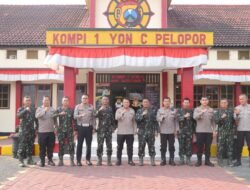 Kapolres Kediri Kunjungi Brimob Kompi 1 C, Perkuat Koordinasi Hadapi Dinamika Kamtibmas
