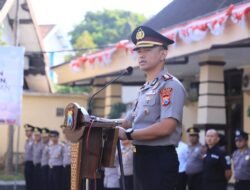 Apel Pagi, Kapolres Kediri Kota Beri Penekanan Keras: Disiplin, Integritas dan Kesiapsiagaan.