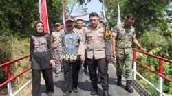 Jembatan Merah Putih Presisi, Wujud Nyata Polres Kediri Pulihkan Akses Kediri-Jombang