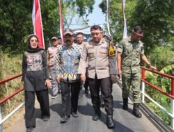 Jembatan Merah Putih Presisi, Wujud Nyata Polres Kediri Pulihkan Akses Kediri-Jombang