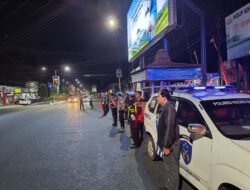 Patroli Gabungan Polres Kediri Kota Cegah “Jumat Gaul”