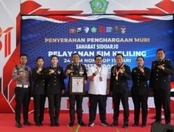 Polresta Sidoarjo Cetak Prestasi Nasional, Layanan SIM Keliling 24 Jam Nonstop Sabet Rekor MURI