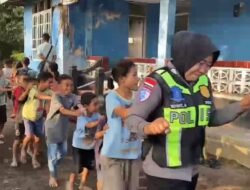 Polri Berikan Trauma Healing bagi Anak-Anak Terdampak Gempa Bumi di Ende