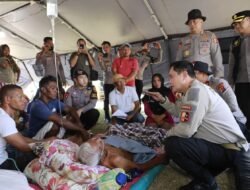 Astamaops Polri Cek Langsung Posko Pengungsi Gempa NTT, Siapkan Dukungan SAR hingga Layanan Medis