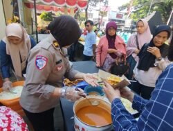 Polresta Malang Kota Sapa Warga melalui Baktikes dan Makan Bersama Gratis