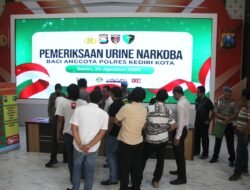 Perkuat Integritas Personel, Propam Polres Kediri Kota Lakukan Tes Urine Narkoba