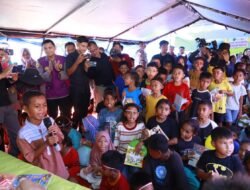 Ketua Umum Bhayangkari Gelar Bakti Sosial dan Bakti Kesehatan bagi Pengungsi Gempa Flores