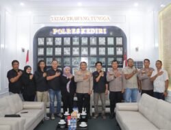 Jaga Kamtibmas, Polres Kediri Gandeng Perguruan Pencak Silat