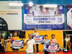 Polda Sumbar Badminton Club Raih 12 Medali pada Wali Kota Padang Open 2026