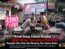 Belum Genap Sebulan Menjabat, AKBP Wisnu Tancapkan Komitmen Perbaiki Citra Polri dari Benteng Sisi Selatan Kediri