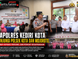 Kapolres Kediri Kota Kunjungi Polsek Kota dan Mojoroto, Serap Aspirasi Personel dan Perkuat Kesiapsiagaan