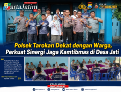 Polsek Tarokan Dekat dengan Warga, Perkuat Sinergi Jaga Kamtibmas di Desa Jati