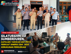 Silaturahmi ke Sumberduren, Kapolsek Tarokan AKP Priyo Perkuat Sinergi dan Jaga Kerukunan Perguruan