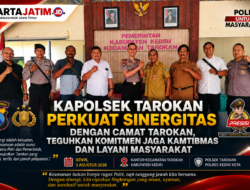 Kapolsek Tarokan Perkuat Sinergitas dengan Camat Tarokan, Teguhkan Komitmen Jaga Kamtibmas dan Layani Masyarakat