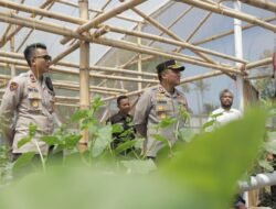 Polres Blitar Komitmen Kawal Swasembada Pangan Melalui Pemanfaatan Lahan Produktif