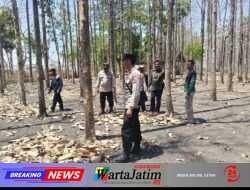 Sinergi Cegah Karhutla, Polres Bojonegoro Sisir Kawasan Rawan di Kedungadem