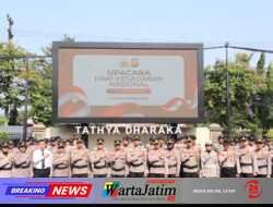 Momentum Hari Kesadaran Nasional, Polres Kediri Kota Mantapkan Kesiapan Hadapi Tantangan Tugas