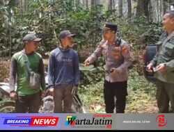 Cegah Karhutla, Polres Bondowoso Patroli Kawasan Hutan, Ingatkan Sanksi Hukum Pembakar Hutan
