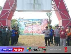 Riding ke Gunung Kelud, Polres Kediri dan Awak Media Suarakan Kesiapsiagaan Bencana