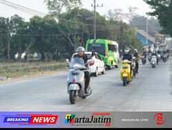 ‎Tak Cuma Riding, Sambung Guyub Polres Kediri dan Awak Media Bawa Pesan Kesiapsiagaan Bencana