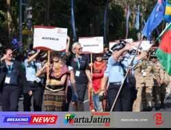 Parade 450 Polwan dari 43 Negara Meriahkan IAWP 2026 di Bali