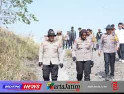 Cegah Karhutla, Polres Kediri Siagakan Ratusan Personel Gabungan di Lereng Kelud