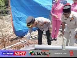 Polres Pasuruan Bangun Sumur Bor untuk Masyarakat di Randugong, Atasi Dampak Kemarau