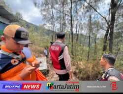 Polres Nganjuk Siagakan Personel Pasca-Karhutla Gunung Wilis, Antisipasi Bara Api Kembali Muncul