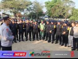 Polres Madiun Kota Gelar Apel Harkamtibmas, Aktivitas Masyarakat Pascakegiatan di Jalan Merak Kembali Normal