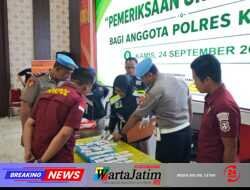 Komitmen Bersih dari Narkoba, Seluruh Personel yang Diperiksa Hasilnya Negatif