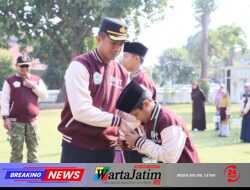 Wakapolres Kediri Kota Hadiri Pelepasan 26 Santri ke Porsadin VII Jatim di Lumajang
