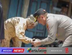 Polres Blitar Salurkan Bantuan Air Bersih dan Sembako bagi Warga Terdampak Kekeringan