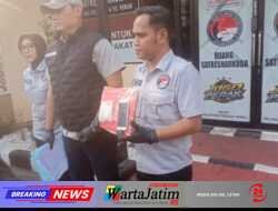 Polres Pelabuhan Tanjung Perak Amankan Tersangka Kurir bawa 100,72 gram Sabu