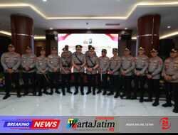 Kapolda Jatim Pimpin Sertijab Sejumlah Kapolres, AKBP Kresno Wisnu Putranto Turut Hadir